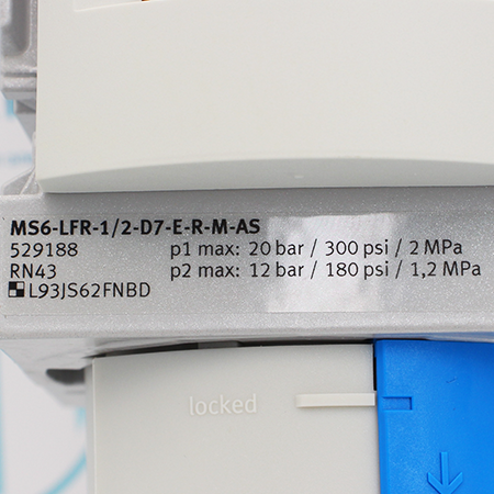 MS6-LFR-1/2-D7-ERM-AS Фильтр-регулятор давления Festo