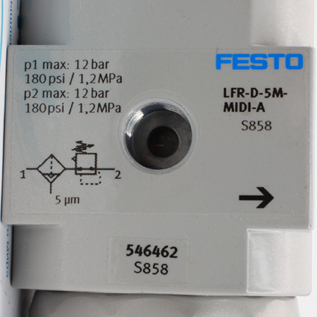 LFR-D-5M-MIDI-A Фильтр-регулятор давления Festo