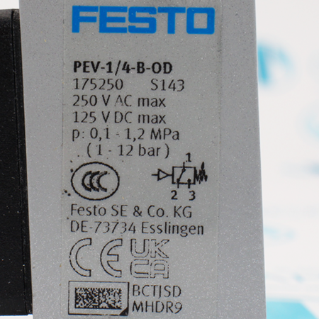 PEV-1/4-B-OD Реле давления Festo