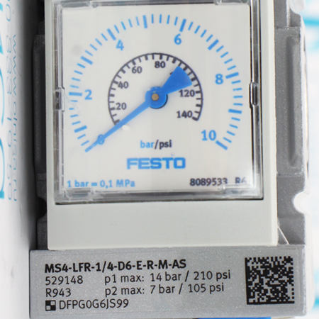 MS4-LFR-1/4-D6-ERM-AS Фильтр-регулятор давления Festo