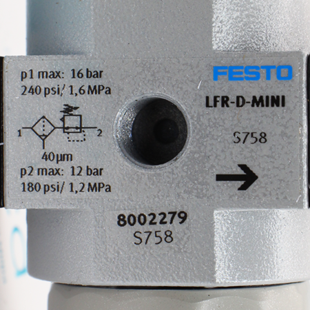 LFR-1/4-D-MINI-MPA Фильтр-регулятор Festo